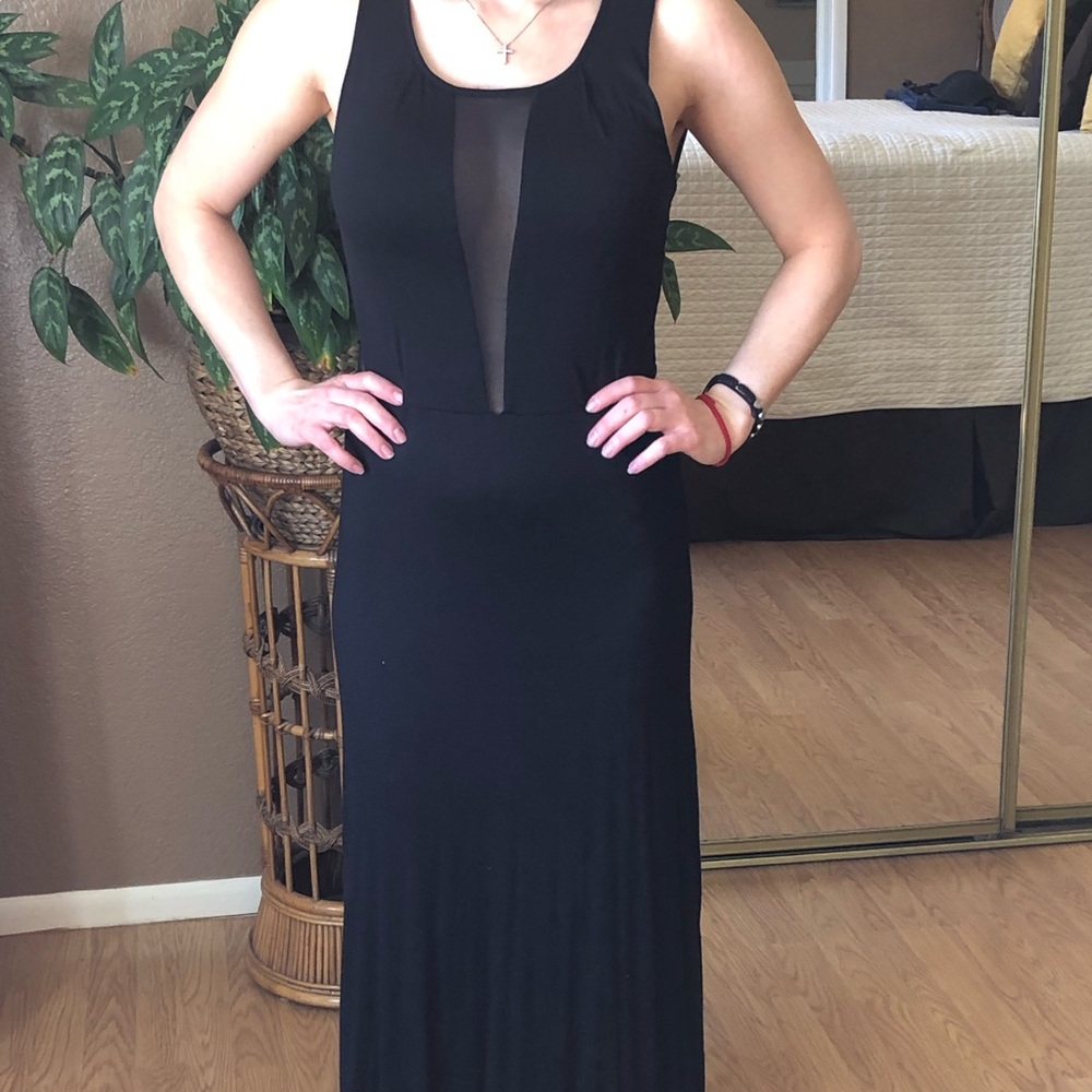 Maxi black dress